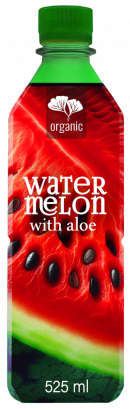 Напиток со вкусом арбуза с кусочками Алоэ Вера - Organic WATERMELON with Aloe